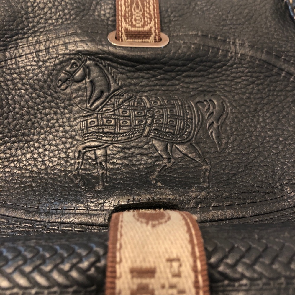 Fendi Navy Leather Purse